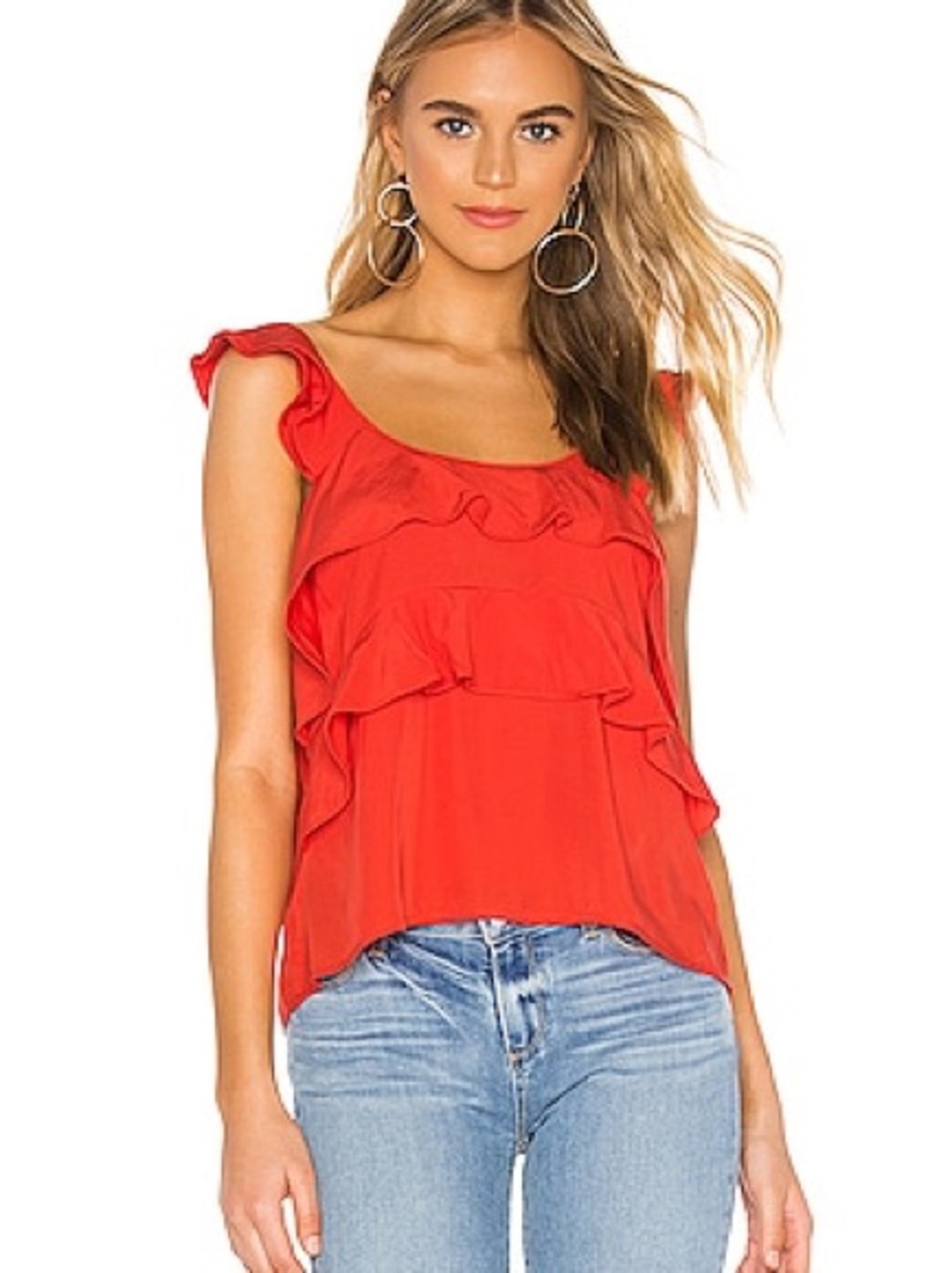 LINE & DOT Karla Ruffle Tank